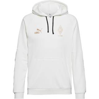 PUMA Borussia MÃ¶nchengladbach KING Hoodie Men, Sport, Warm White/Gold, S
