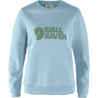 Fjällräven Logo Sweater Women-breeze blue/patina green-XS