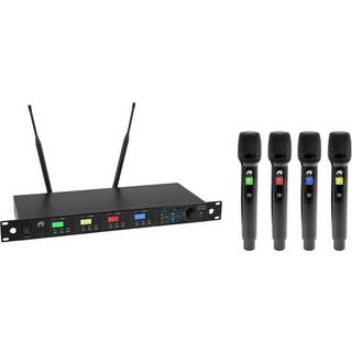 Omnitronic UHF-604 4-channel Wireless Mic System 823-832/863-865 MHz TILBUD NU