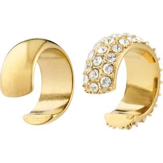 Pilgrim Hudsyn ear cuff 2-in-1 Øreringe Forgyldt Messing 262542033 - Dame - Brass