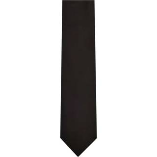 Silk Blend Tie - Black - 6.4