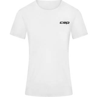 CEP Women's Pro Run Ultralight Shirt Short Sleeve Løbeshirt Damer størrelse S farve hvid