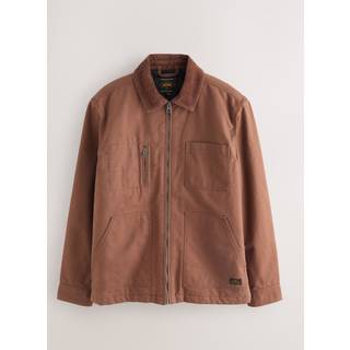 Next Rust Brown Canvas Chore Jacket