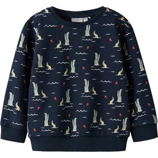 Name It Sweatshirt Navy Blazer Med Alligator-print - Str. 5y 110cm