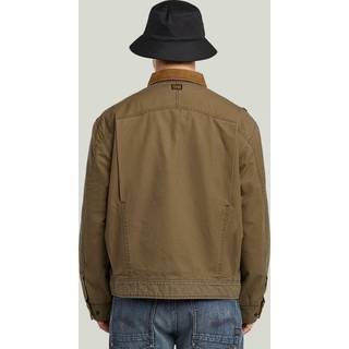 Duty Canvas Trucker Jacket - Brown - Men