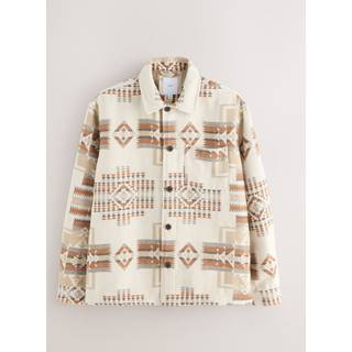 Next Ecru Navajo Style Shacket - medium