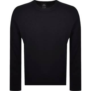 Armani Exchange Knit Jumper Deep Navy