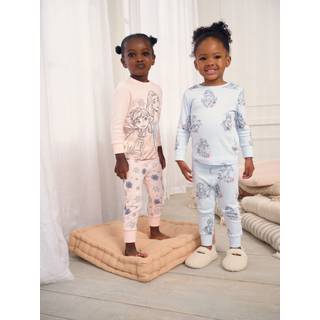 Next Pink/Blue Disney Frozen Snuggle Pyjamas 2 Pack (9mths-10yrs)