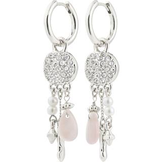 Pilgrim SHIFT hoop øreringe sølvbelagt