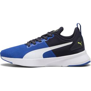 PUMA Flyer Runner Trainers Youth, Shoes, Vivid Blue/New Navy/White, 35.5