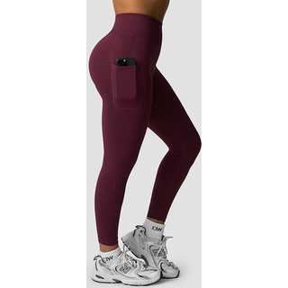 Define Seamless Pocket Tights Dark Mahogany
