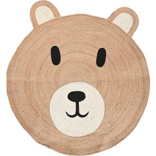 Børnetæppe Home ESPRIT Børns Bjørn 120 x 120 x 1 cm