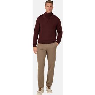 BOGGI MILANO Herren Pullover rot unifarben