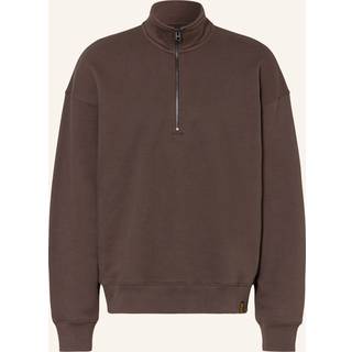 Essential Loose Half Zip Sweater - Brown - Men