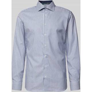 SLIM FIT Shirt in navy striped