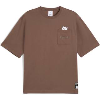 PUMA x RIPNDIP Pocket Tee Unisex, Clothing, Flat Bronze, S