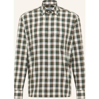 MODERN FIT Shirt in dark green checkered