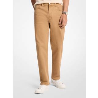 MK Finn Straight-Fit Stretch Denim Jeans - Brown - Michael Kors - 34x34