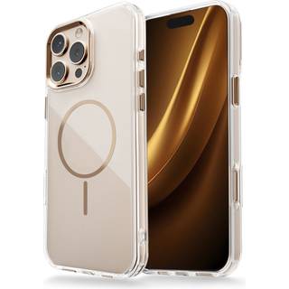 iPh15Pro Clear Thin Mag GOld