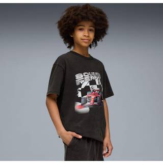 PUMA Scuderia Ferrari Sportswear Car Graphic Tee Youth, Motorsport, Black, 7-8Y