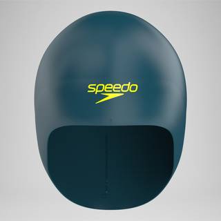 Adult Fastskin Swim Cap Teal/Yellow - Blue