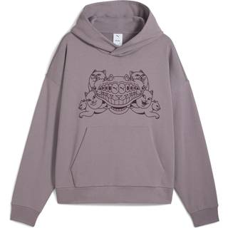 PUMA x RIPNDIP Boxy Hoodie Unisex, Men, Plum Jam, XL