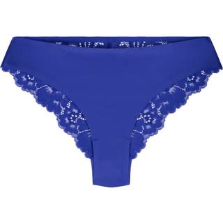 Hunkemöller Usynlig brasiliansk trusse Lace Back Blå - S