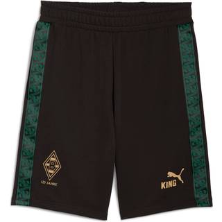 PUMA Borussia MÃ¶nchengladbach KING Shorts Men, Sport, Black/Gold, XS