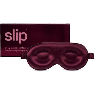 Slip Pure Silk Contour Sleep Mask Crimson