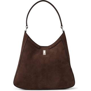 Ariell-hobo-taske i nubuck med dobbelt B-monogram