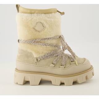 Suede and Shearling Peak Boots - 39