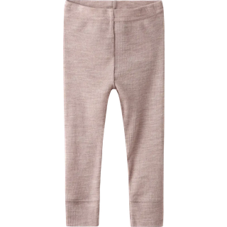 Name It Wax Wool Rib Leggings - Shadow Gray