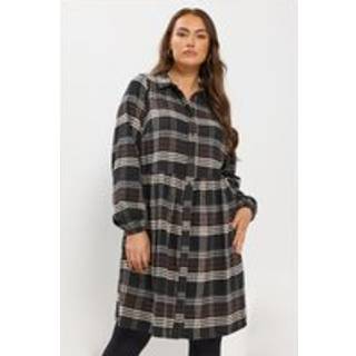 Yours Curve Yours Curve Ternet Skjortekjole - 46