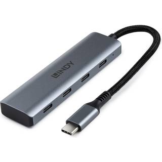 LINDY 4 Port USB 3.2 Gen 2 Type C