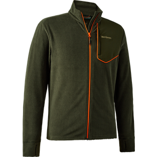 Deerhunter - Chamois Full-zip Fleece Mørkegrøn Herre L Ribejagtogfikseri.dk