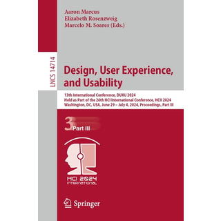 Design, User Experience, and Usability