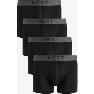Next Black 4 pack A-Front Pure 100% Cotton Boxers