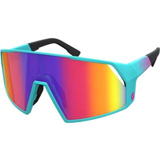 SCOTT Pro Shield Metaverse cykelbriller Stealth Blue/Radiant Pink/Teal Chrome