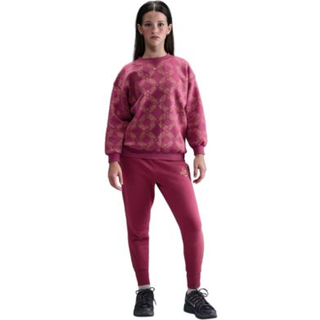 Oversized Nike Club Fleece-sweatshirt med rund hals til større børn (piger) - lilla - XL