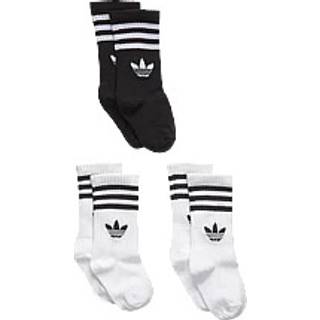 Tennissokker, 3 par - White / Black - 16-18