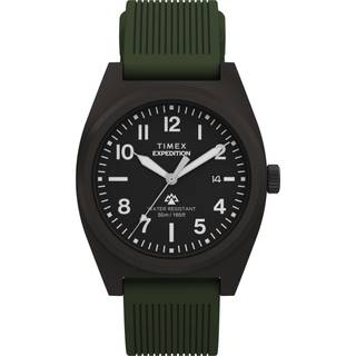 Timex Expedition Capstone Quartz Black Dial Silicone Strap Men's Watch TW2Y18000