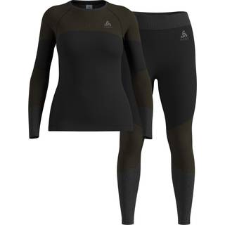 Odlo Women's Fundamentals Performance Warm Syntetisk undertøj Damer størrelse XL farve sort