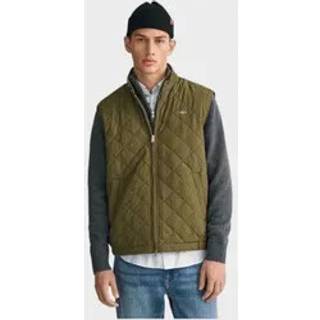 GANT Herre Quiltet Windcheater vest (M) Grøn