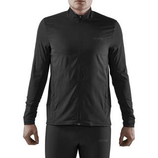 CEP Core Run Windbreaker Jakke L Herre Sort - Optimal til løb i blæsende vejr