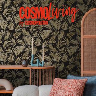 Cosmo Living by Cosmopolitan Wallpaper Midnight Botanica 79108-5