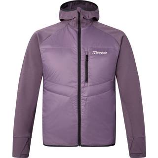 Men's Trawden Hybrid Hooded Jacket - Purple