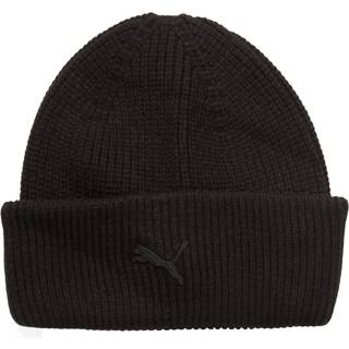 PUMA Wardrobe Essentials Chunky Mid Crown Beanie, Accessories, Black, OSFA