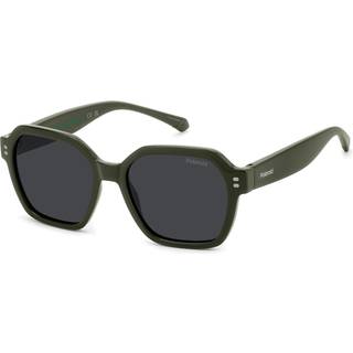 Polaroid Junior PLD 8069/S TBO/M9 Solbriller Polycarbonat Grøn Grå Firkantet Polariseret
