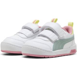 PUMA Multiflex 2 Colour Sneakers Toddlers, Shoes, White/Light Moss, 21