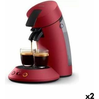 Kapselkaffemaskine Philips SENSEO ORIGINAL PLUS Rød 1 bar 0,7 L (2 enheder)